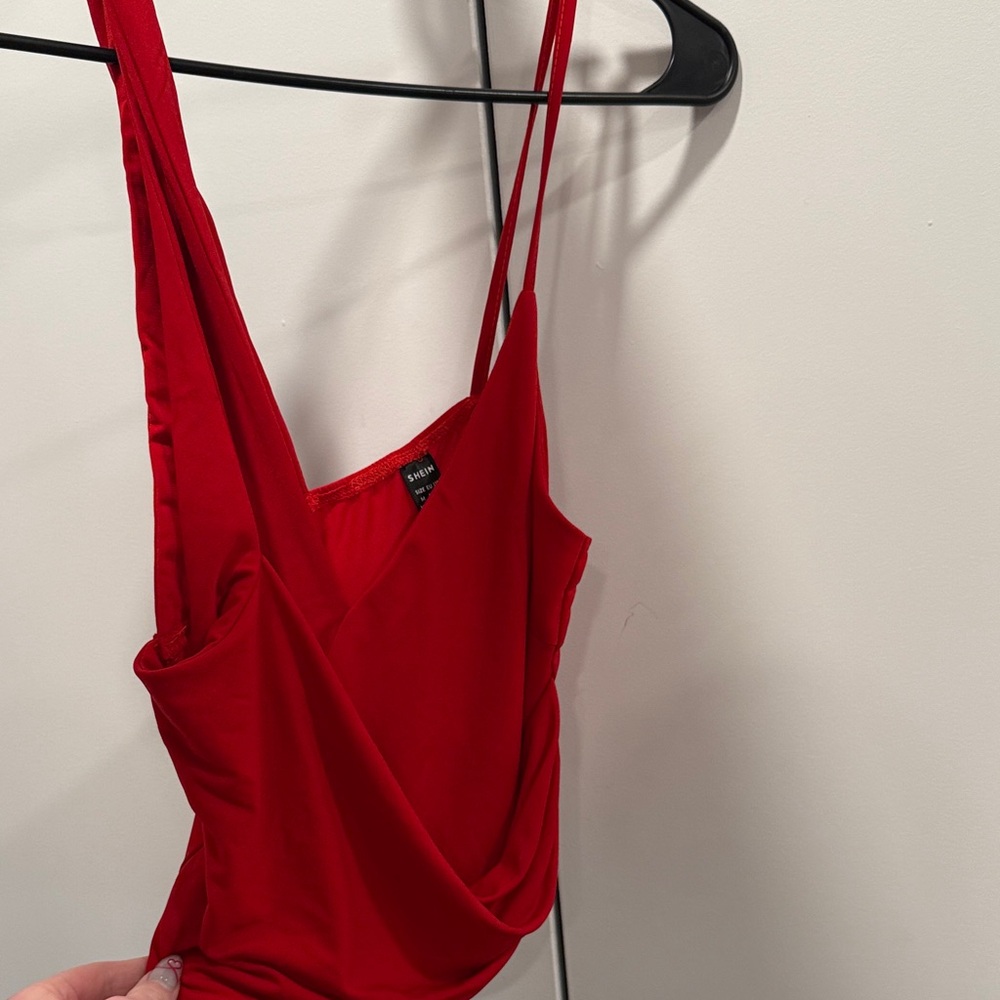 Red Crop Top